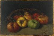 Gustave Courbet Still Life with Apples, Pear, and Pomegranates